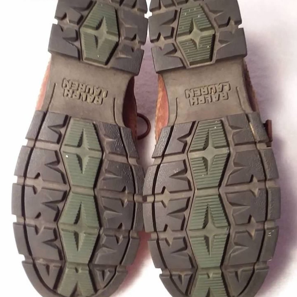 Womens Ralph Lauren Brown Leather Uppers Size 7B - Picture 3 of 8